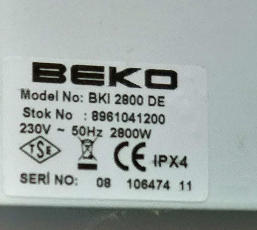 CAM İNFRARED ISITMALI BEKO BKI 2800 DE - 10