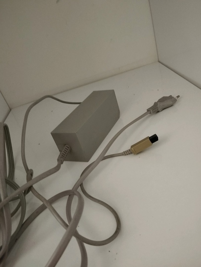 nintendo wii orijinal adaptör ve görüntü kablosu - 3