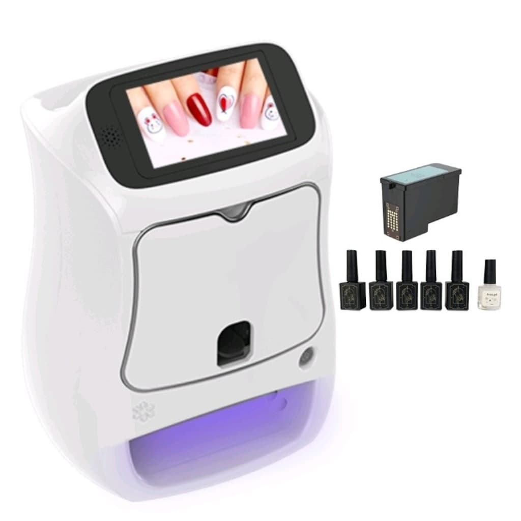 Tırnak Oje Boyama Printer Yazıcı Renkli Şekil Verici Yapay zekalı UV - 3