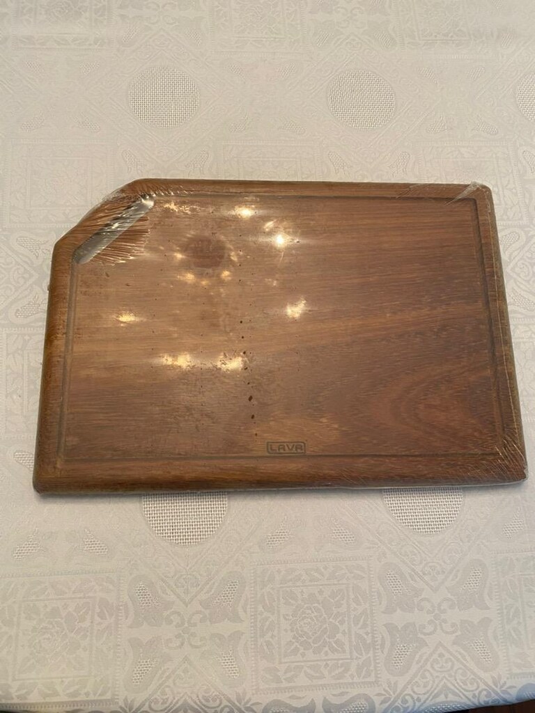 Sıfır Lava Döküm Ahşap Kesme Tahtası