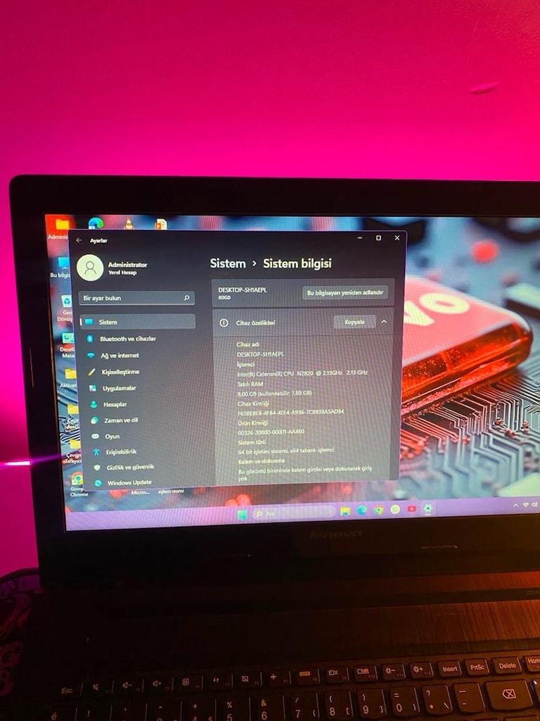 LENOVO 8GB RAM-256GB SSD LAPTOP - 3