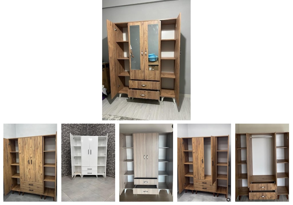 4 kapaklı elbise dolabı qvjwrsqjxt - 6