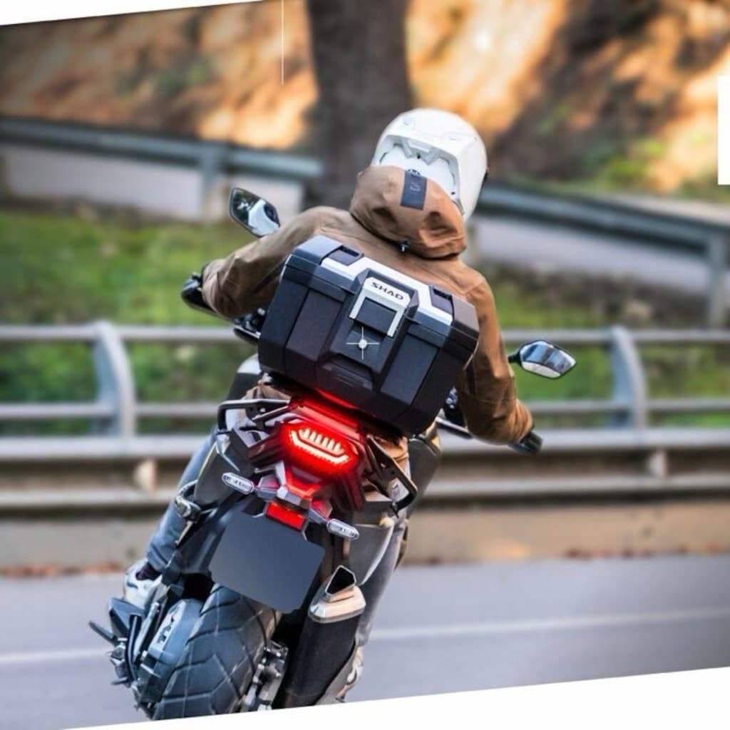 SHAD TERRA TR41 GRİ ALÜMİNYUM MOTOSİKLET ARKA ÇANTA - Topcase - 2