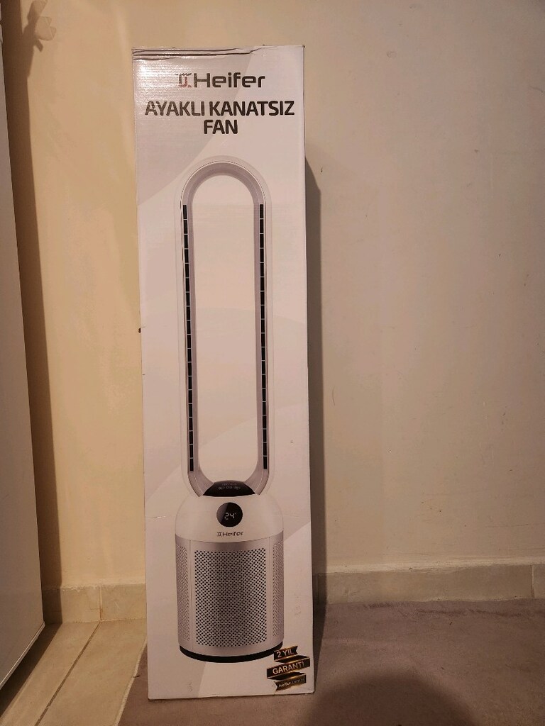 Heifer Kule Tipi Vantilatör – 3 Hız, Doğal Mod, Uyku Modu - 6
