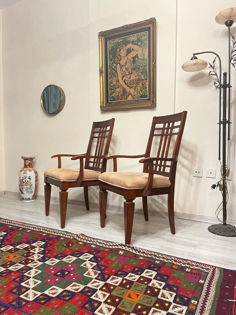 Ica Mobilya Masif Kolçaklı Sandalye - 5