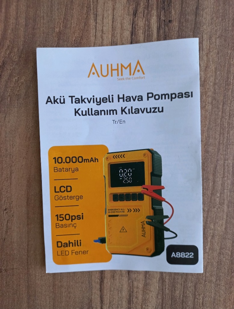 Akü Takviye Şarj ve Hava Kompresör Cihazı - 5