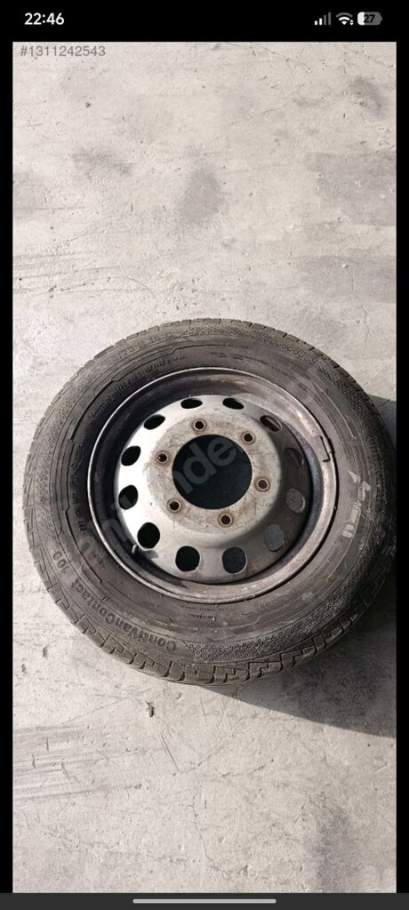 tek adet lastik jant - 6