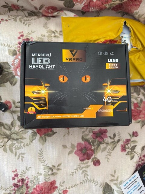 H7 Mercek Led Ampul + H7 Inwells CSP Led Ampul