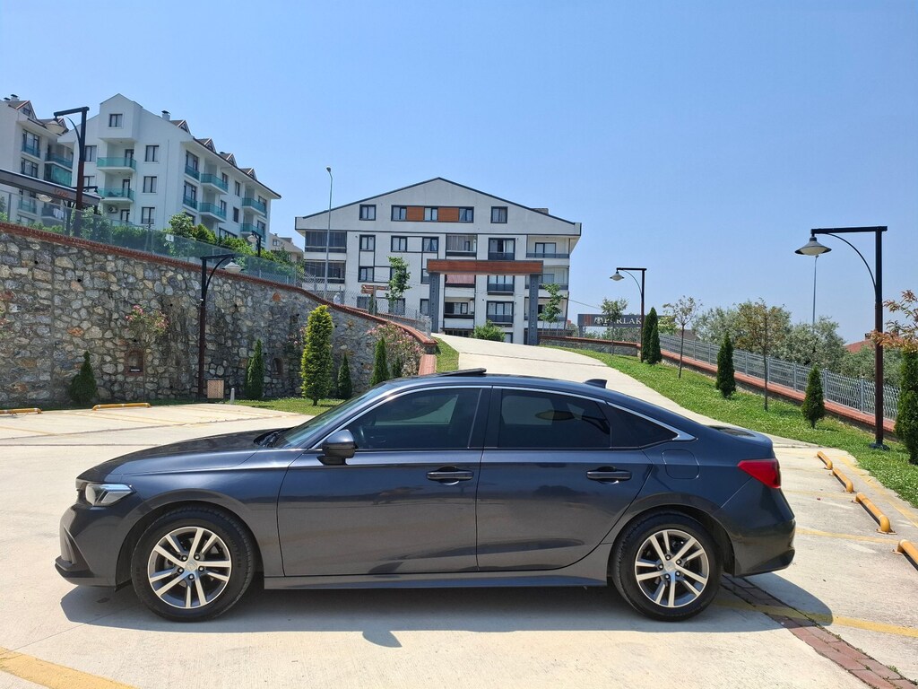 HONDA CIVIC ORIJINAL DEĞİŞENSİZ 182 HP TURBO 2022 MODEL METEOR GRİ - 12