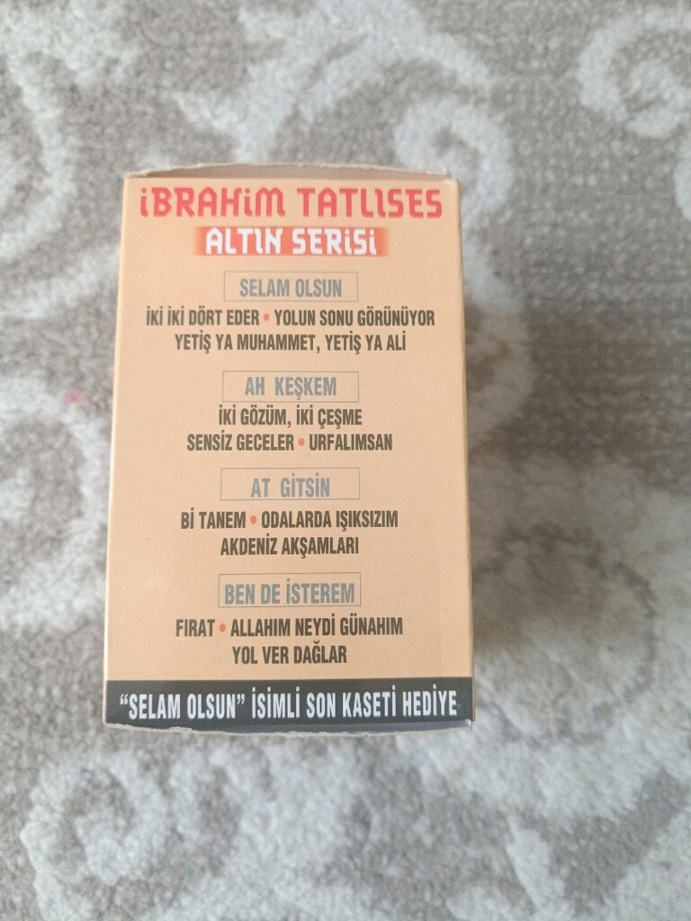 İbrahim Tatlıses Altın Seri Kasetleri - 5
