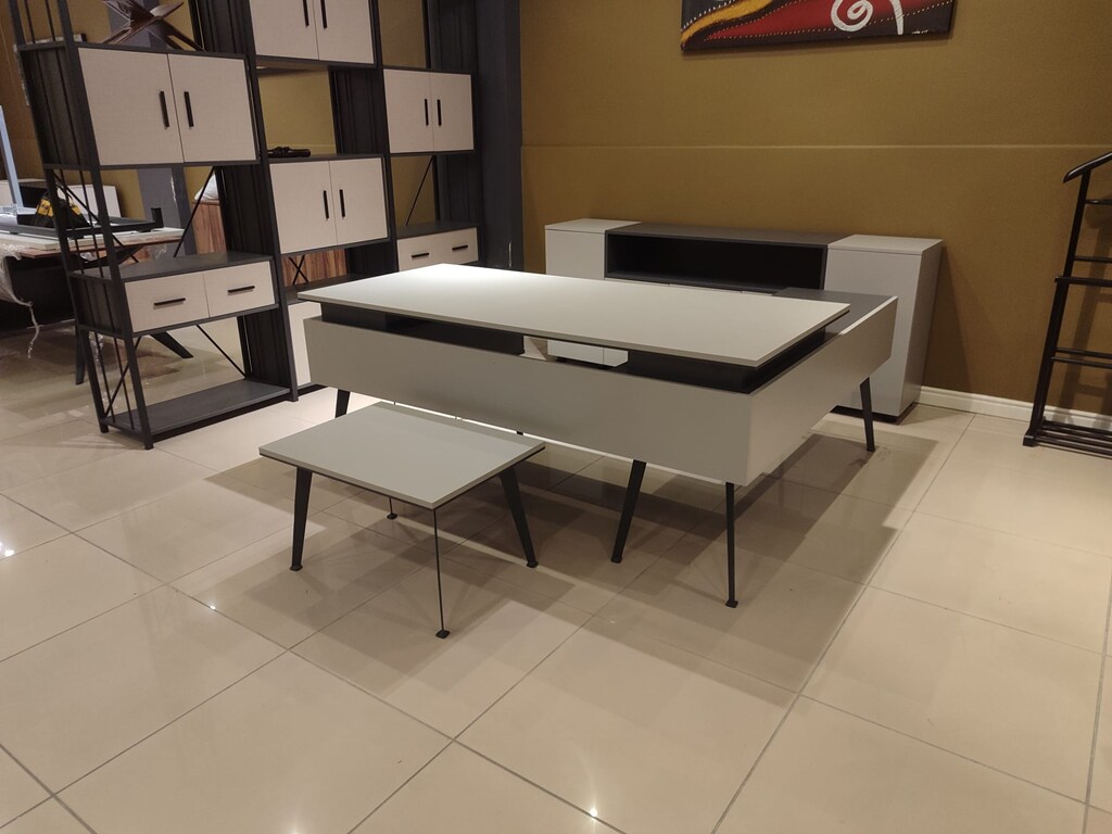MÜDÜR ODASI ÇALIŞMA TAKIMI / ETAJERLİ MASA TAKIMI / ARAL OFİS - 6