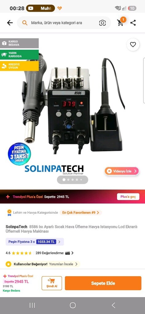 üfleme ve lehim makinası - 8