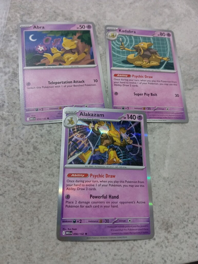 Abra-Kadabra-Alakazam pokemon evrim seti - 2
