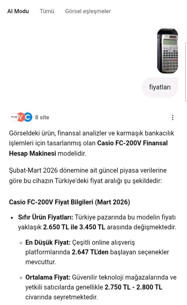 CASIO Hesap makinesi - 3