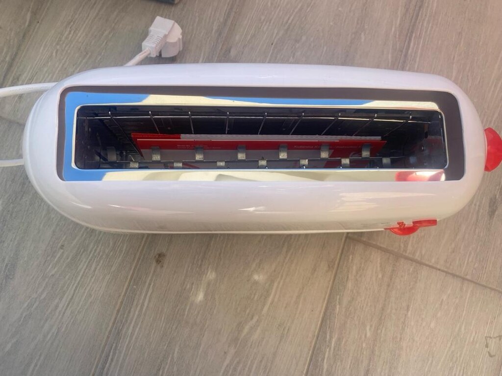 Kıng K 192 Rosso 870 W 1 Dilim Hazneli Ekmek Kızartma Makinesi Kırmızı - 2
