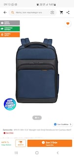 Samsonite Sırt Laptop Çantası