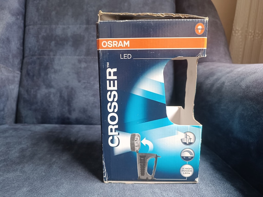 Osram Crosser 3 LED'li XL El Feneri (Siyah) - 7