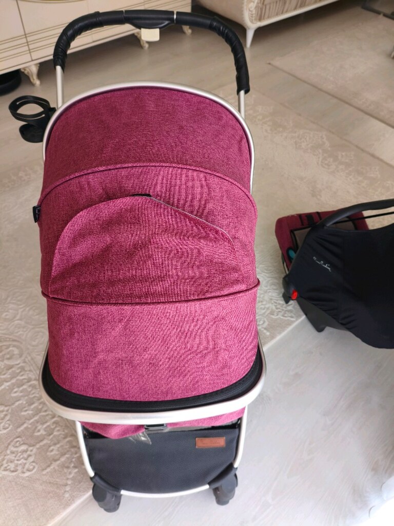 Pierre Cardin Escape Travel Sistem Bebek Arabası Bordo - 3