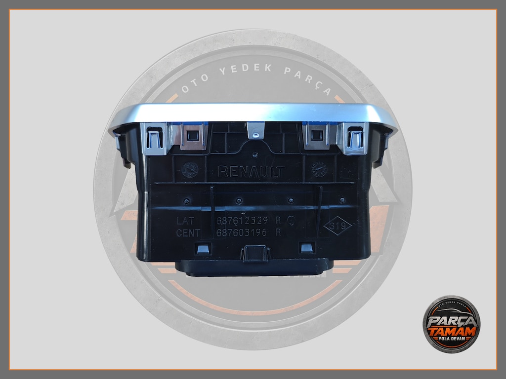 DACIA DUSTER 2 TORPİDO ORTA HAVALANDIRMA IZGARASI 687603196R - 3
