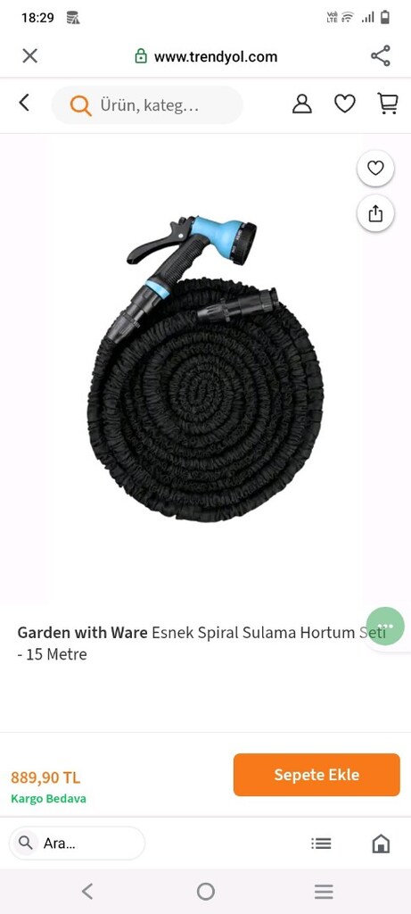 ESNEK SULAMA HORTUM SETİ - 4