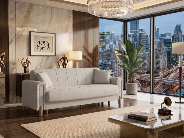 Sıfır , Avangart Modern Lüks Üçlü Kanepe /Estetik Salon Koltuğu/Koltuk