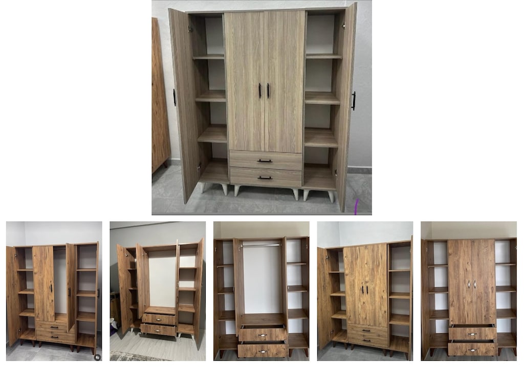 4 kapaklı elbise dolabı ctyslebvaz - 6