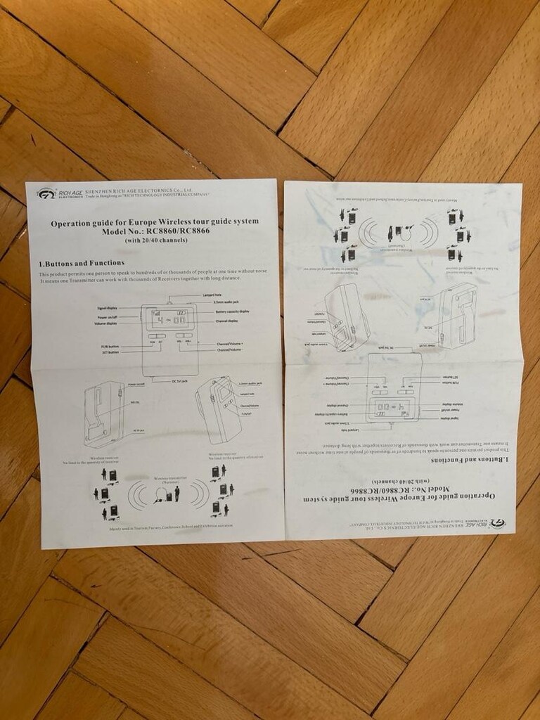 grup konferans telsiz seti - 10
