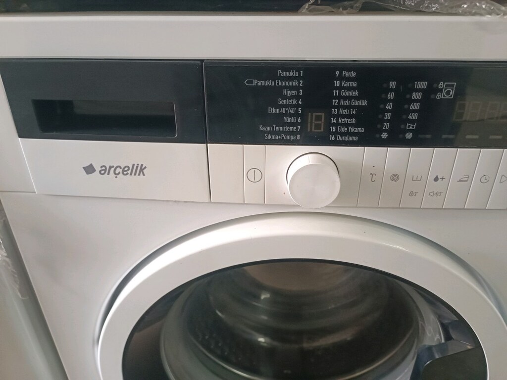 Arçelik piyano serisi 8 kg A+++ 1000 devir çamaşır Makinesi - 4