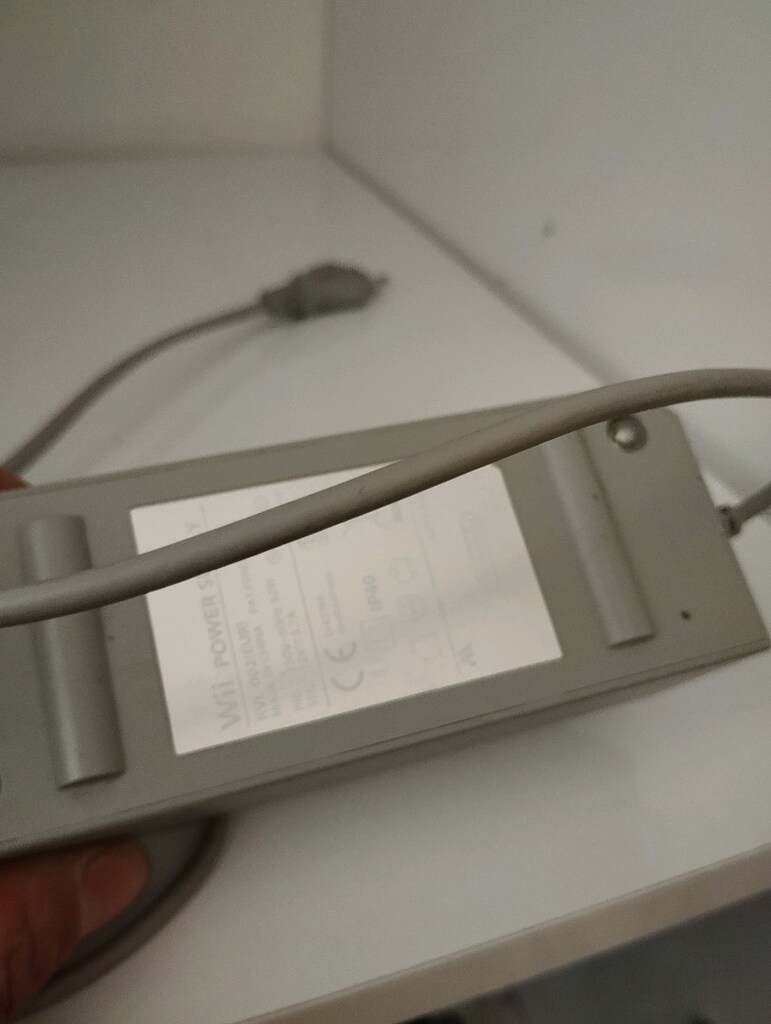 nintendo wii orijinal adaptör ve görüntü kablosu - 4