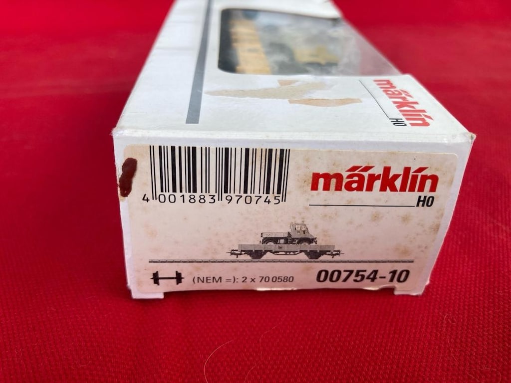 Marklin HO 00754-10 VAGON ve UNİMOG - 4