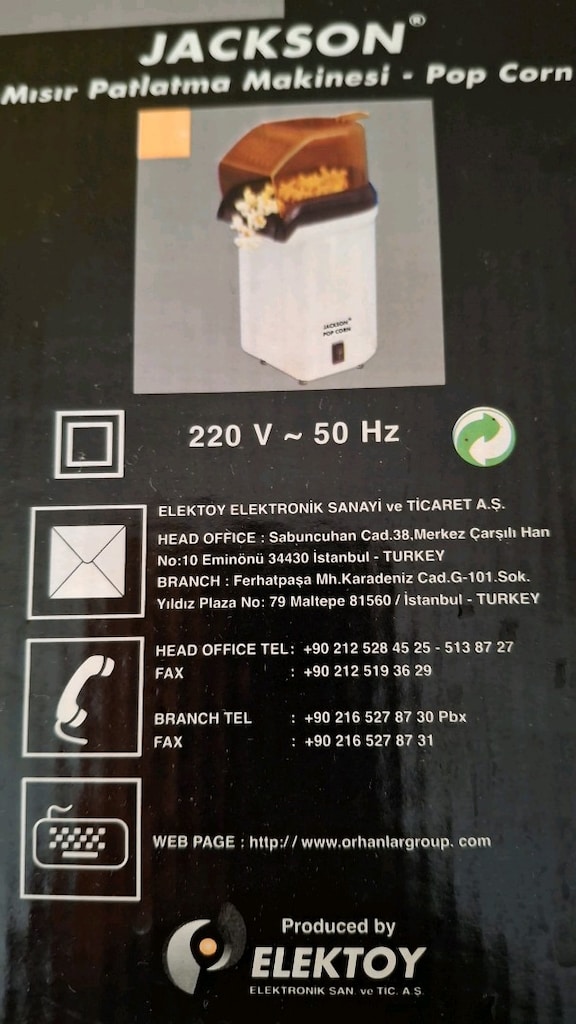 sıfır ayarında popcorn makinesi - 5