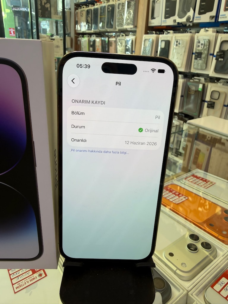 14 PRO 256 GB PİL 100 ORJİNAL TAKASA AÇIK - 8