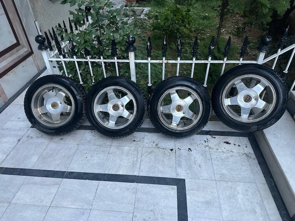 Spor DRB Çelikjant lastik takımı 3.Riken lastik 1.Adet Milestone 5x100 - 4