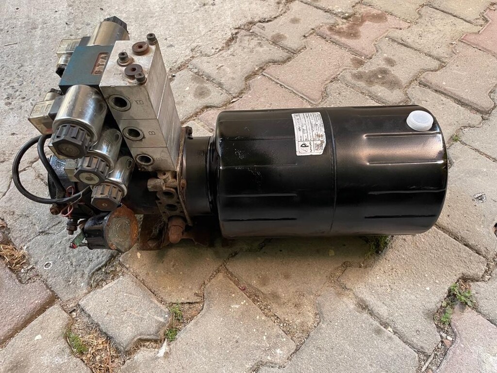 Hidro-Pack 12V 3 çift etkili valfli tertemiz hazır hidrolik ünite - 5