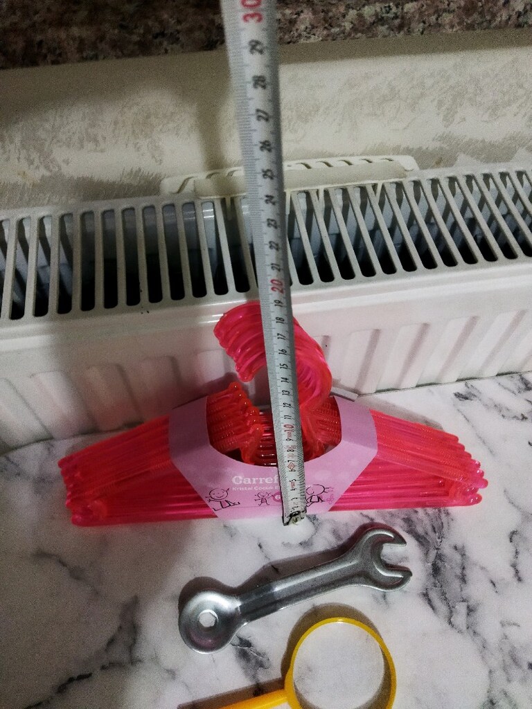 Canlı pembe çocuk askı seti büyüteç ve tamir anahtarı - 17