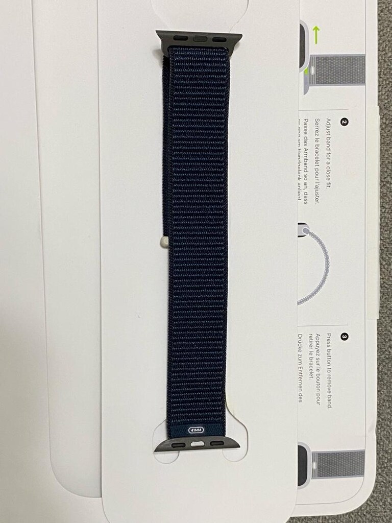 Lacivert Apple Watch kayışı, Orjinal - 2