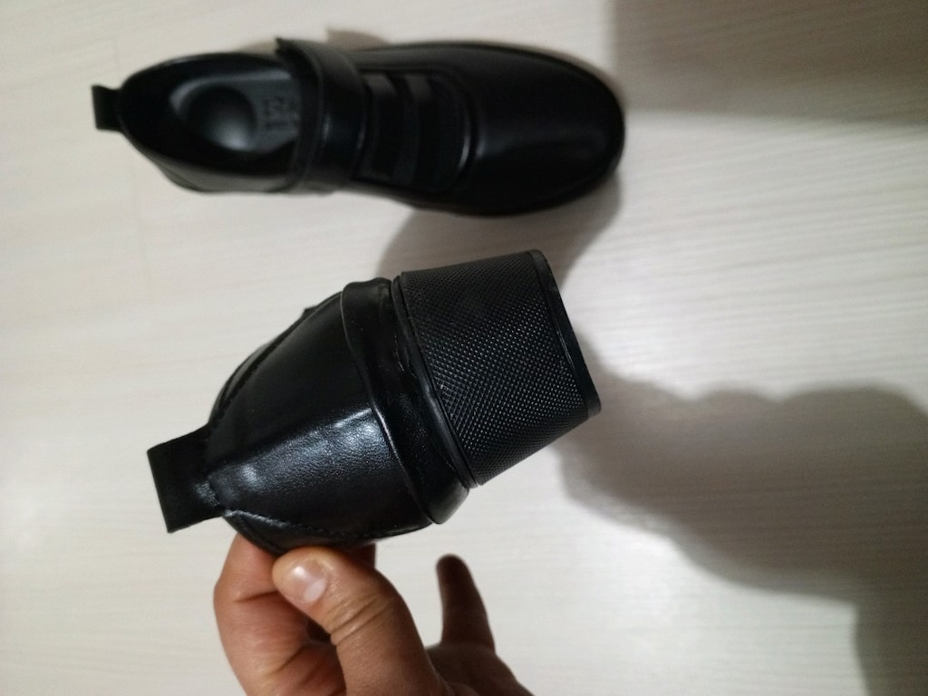 SIFIR KUTULU SİYAH ORTAPEDİK TABANLI AYAKKABI RAHAT TOPUK 38 MUMARA - 6