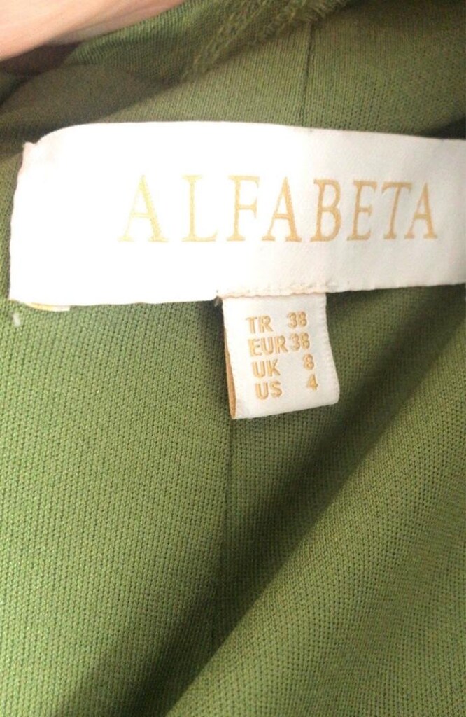 alfabeta fırfırlı elbise - 5