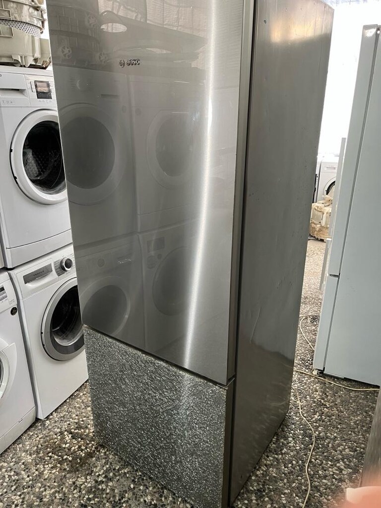 Bosch 520 litre inox cam sorunsuz yeni bakımlı buzdolabı - 3