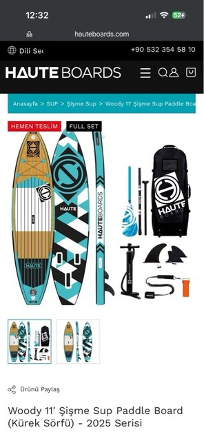 Haute Sup Board sıfır ürün
