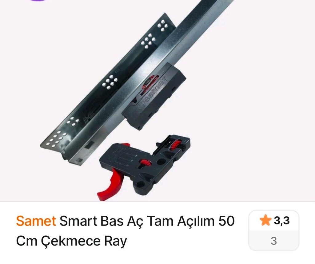 FRENLİ ÇEKMECE RAYI - 8