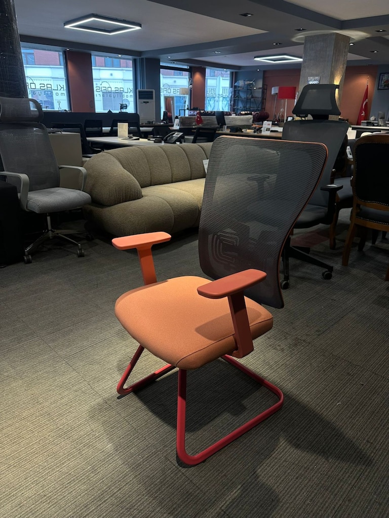 KLAS OFİS ÜSKÜDAR PEMBE RENK BEKLEME KOLTUĞU (SIFIR) - 3