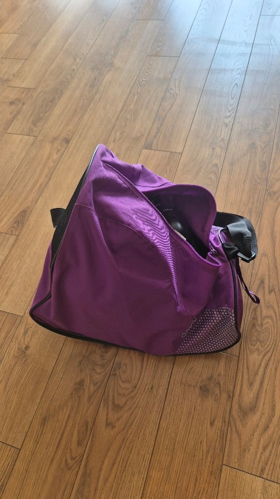paten seti decathlon, kask, dizlik, dirseklik, paten ve çantası - 6