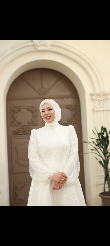 nişan, nikah özel gün tesettür abiyesi - 2