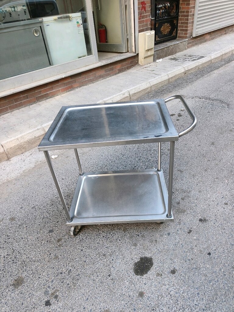 krom servis arabası - 13