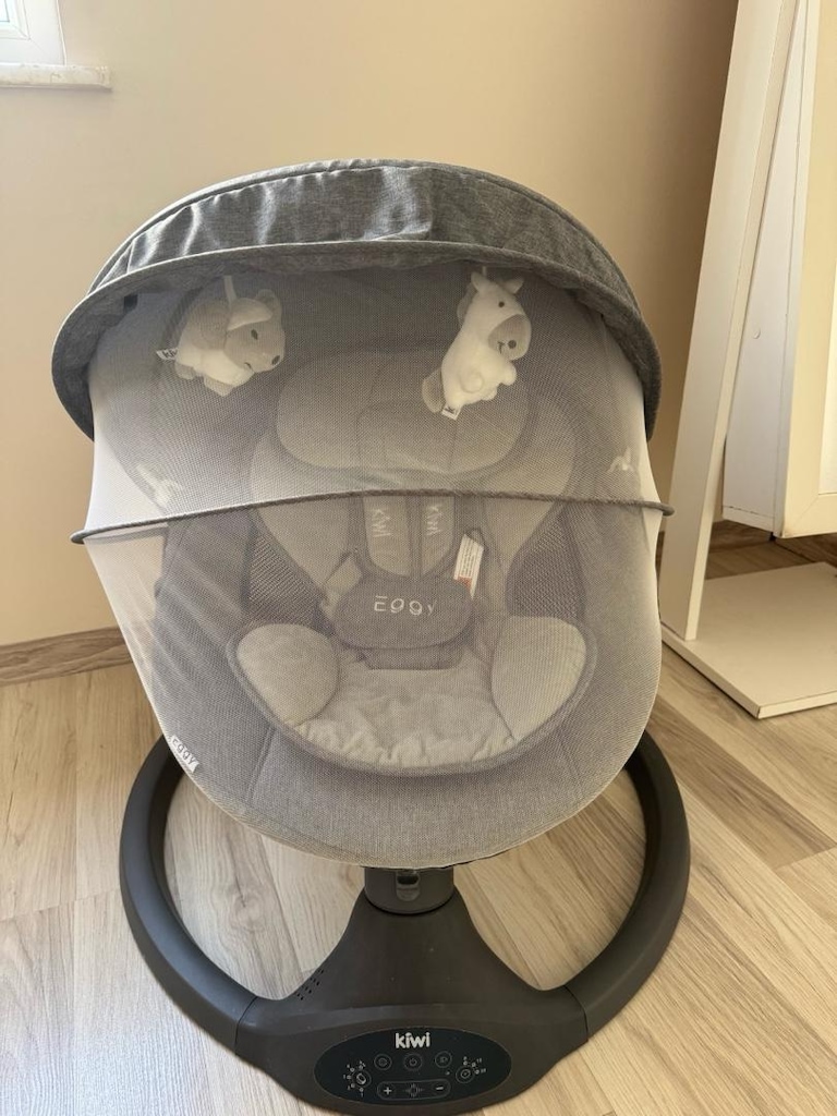 kiwi eggy elektrikli otomatik sallanan bebek ana kucağı - 2