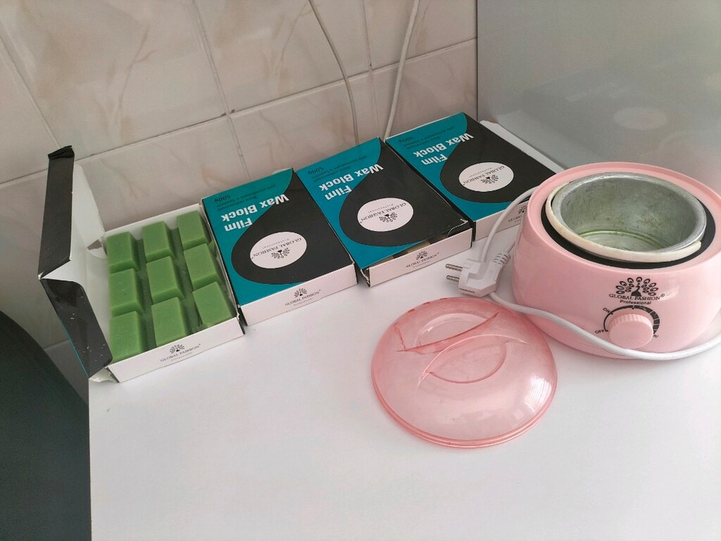 ağda makinası ve 4 paket açılmamış ağda - 5
