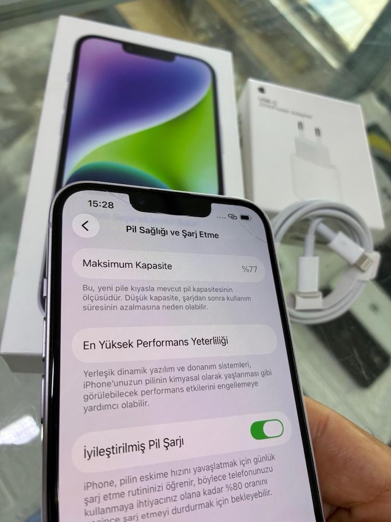 MÜHENDİSCELL’DEN YURTİÇİ KAYITLI İPHONE 14 LİLA SORUNSUZ - 3