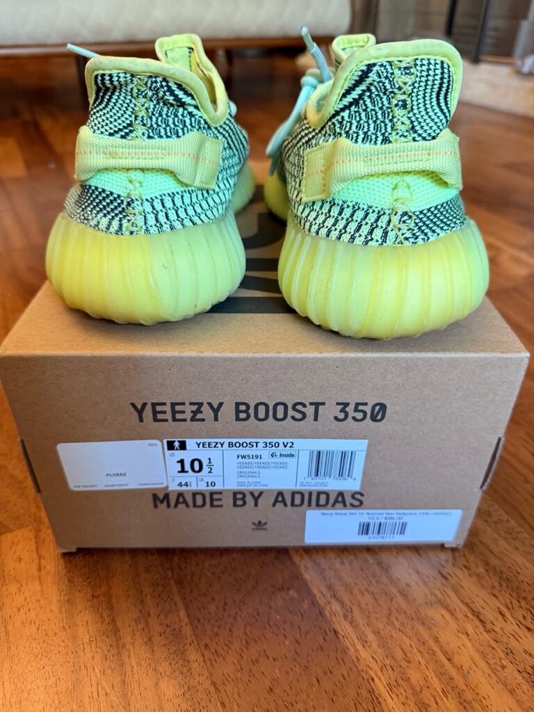 Yeşil Yeezy 350 Boost Orjinal - 2