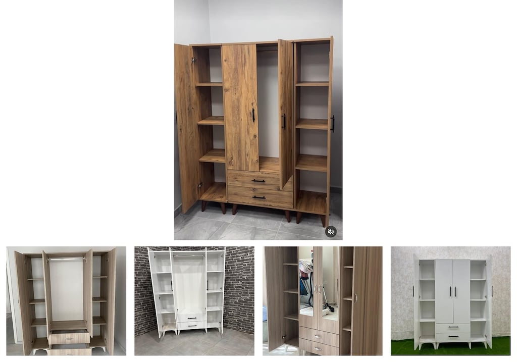 4 kapaklı elbise dolabı qkkdpdetqm - 2